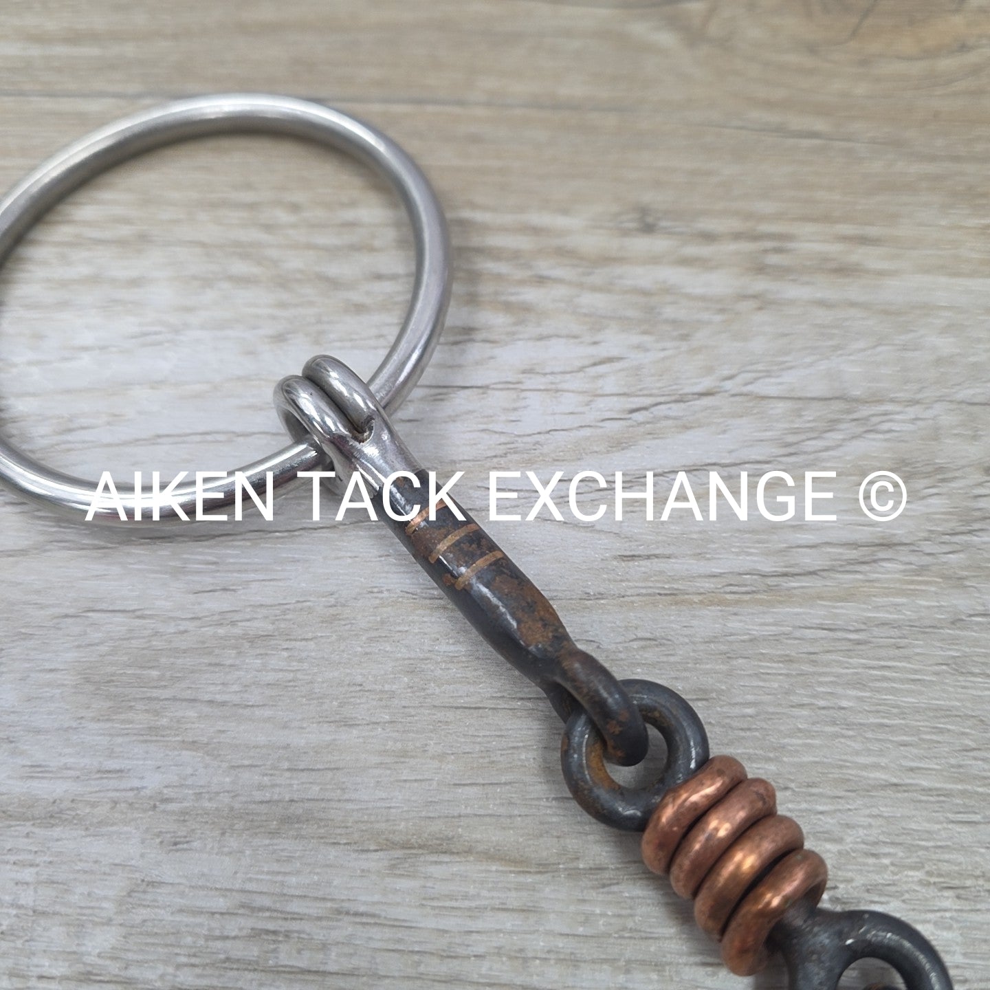 Sweet Iron Double Joint Loose Ring Bit with Copper Rings 5.5"