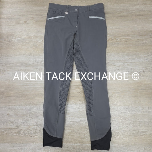 KL Select USG "Meghan" Silicone Grip Full Seat Breeches, Size 32