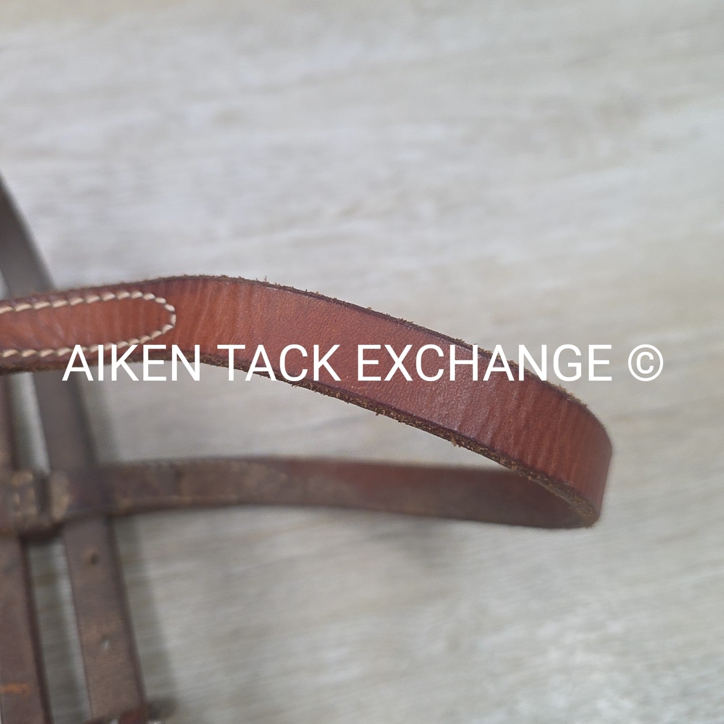 Western Browband Headstall, No Reins, Brown, Size Full