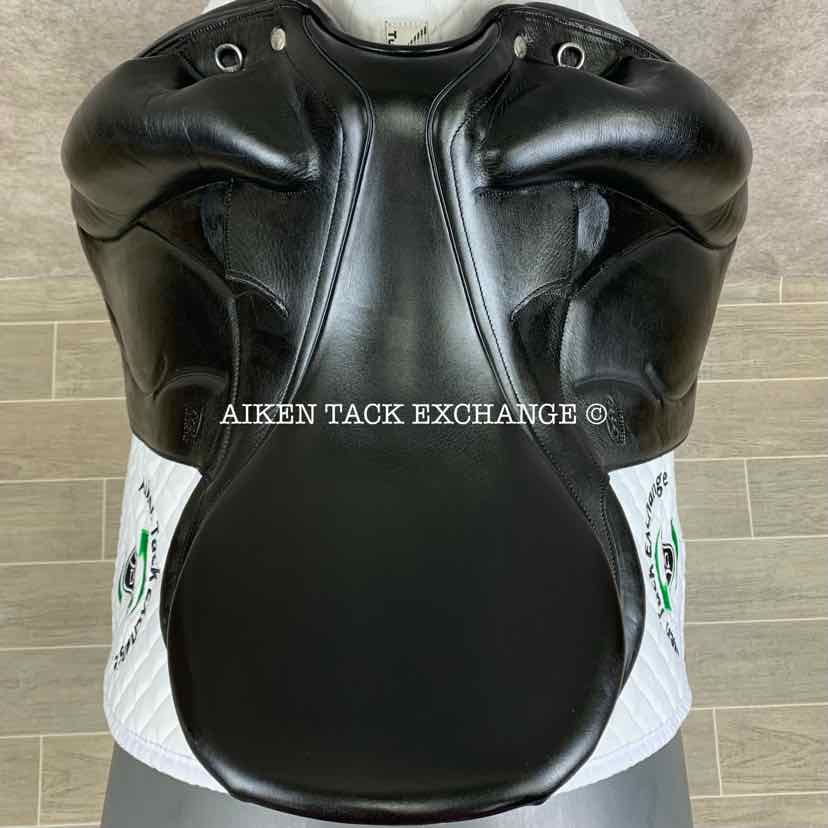 **SOLD** 2014 Devoucoux Mendia Makila Lab Monoflap Dressage Saddle, 18" Seat, 3 Flap, Medium Wide Tree, Foam D3D Panels