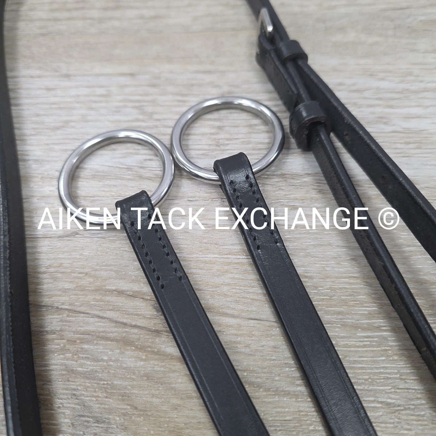 Plain Flat Running Martingale, Black, Size Full