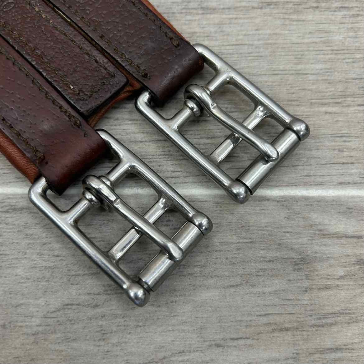HDR Leather Girth with Single End Elastic 50"