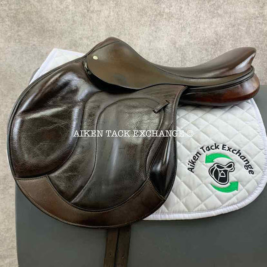 2012 Stackhouse Monoflap Jump Saddle, 19" Seat, Narrow Tree