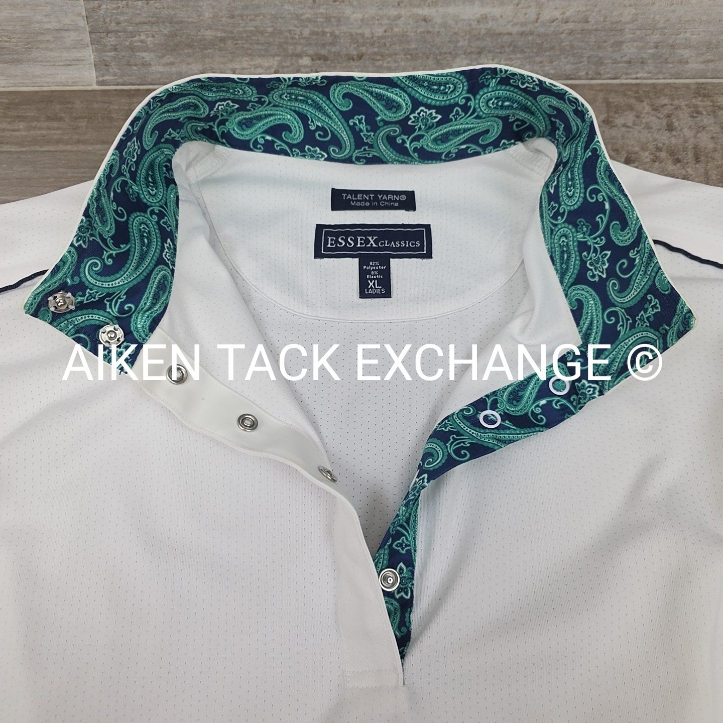 Essex Classics Talent Yarn Long Sleeve Sun Shirt Show Shirt, Size X-Large