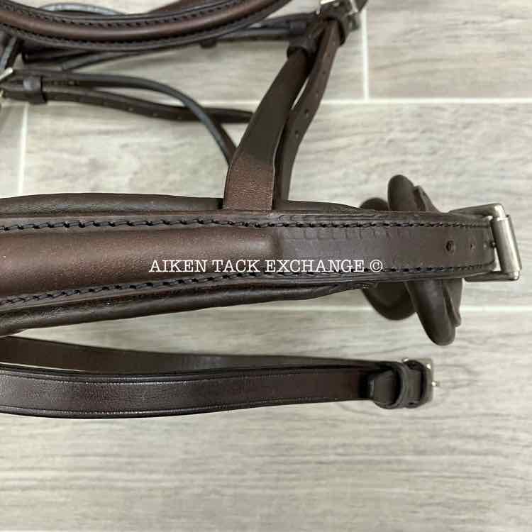 Stubben Switch 2-in-1 Snaffle & Weymouth Bridle, Brown, Size Full