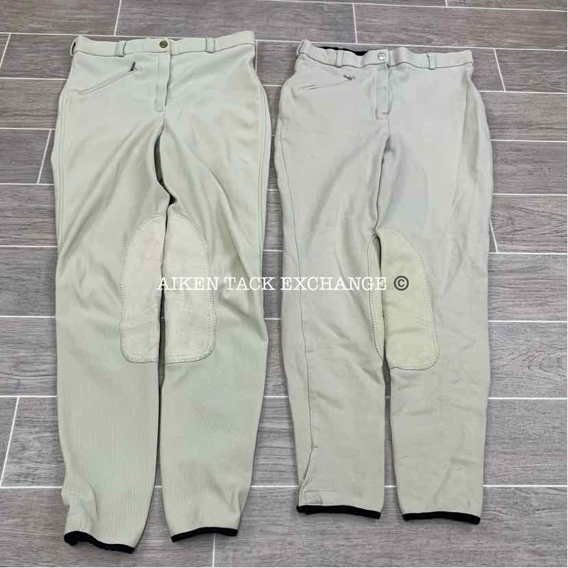 BARGAIN BUNDLE: TuffRider Knee Patch Breeches, Size 30 L