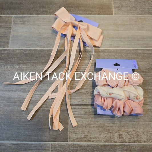 Claire's Hair Bundle - 1 Scrunchie Set, 2 Hair Clips