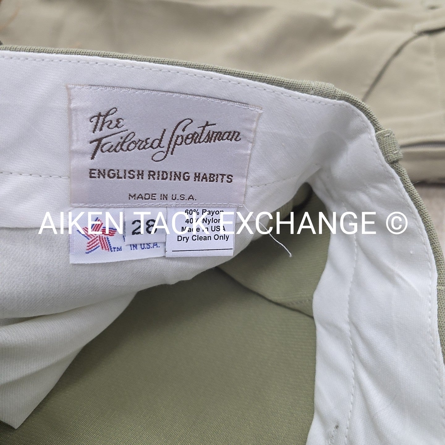 BARGAIN BUNDLE: 2 Pair Tailored Sportsman Knee Patch Breeches, Size 28