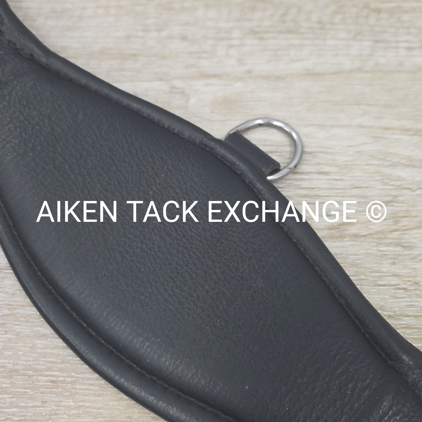 Contour Double End Elastic Dressage Girth, Black, 22"