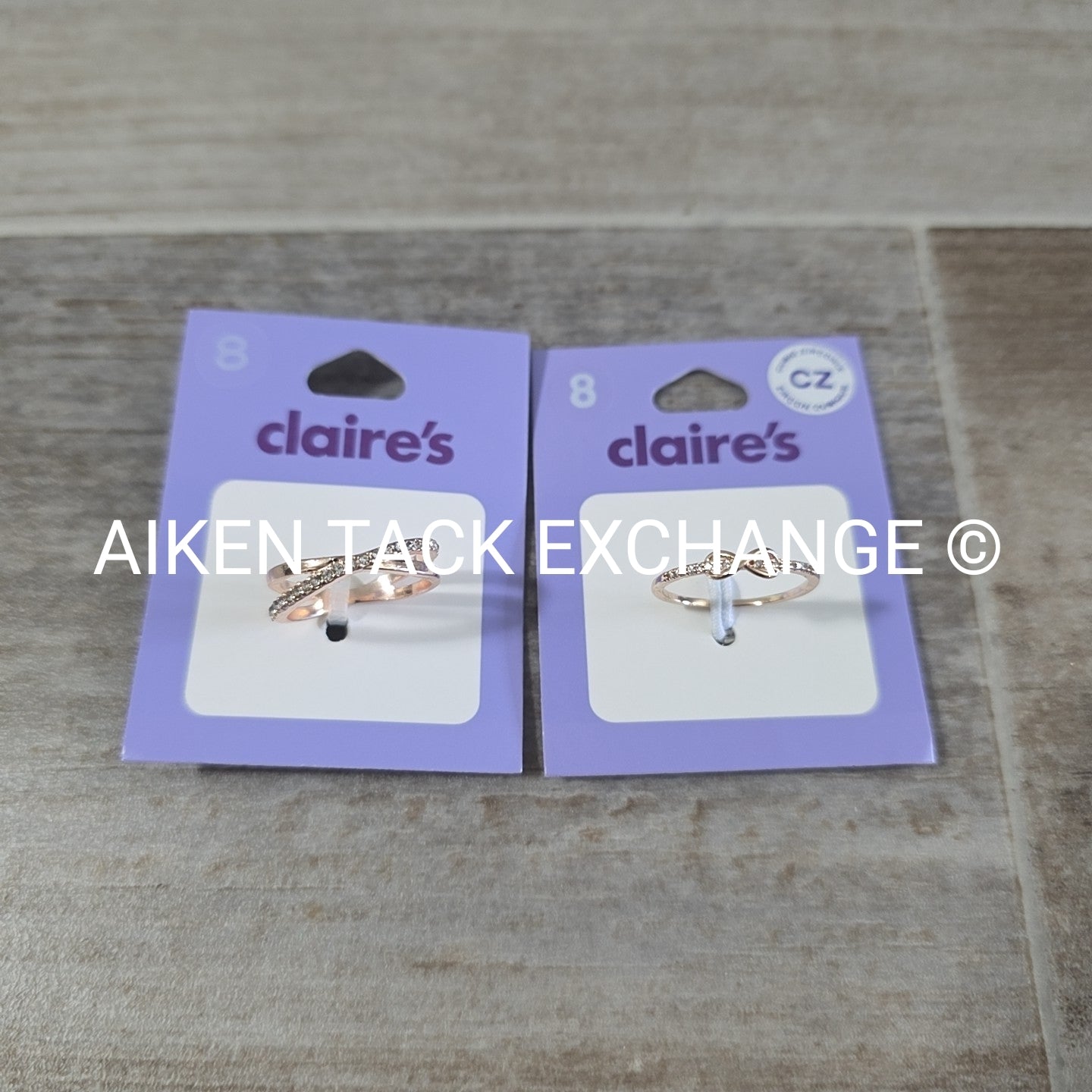 Claire's Rings (2) - Size 8