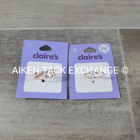 Claire's Rings (2) - Size 8