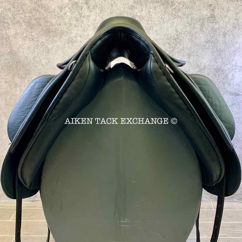 2016 Black Country Dante Dressage Saddle, 18" Seat, Medium Wide Tree, Wool Flocked Panels
