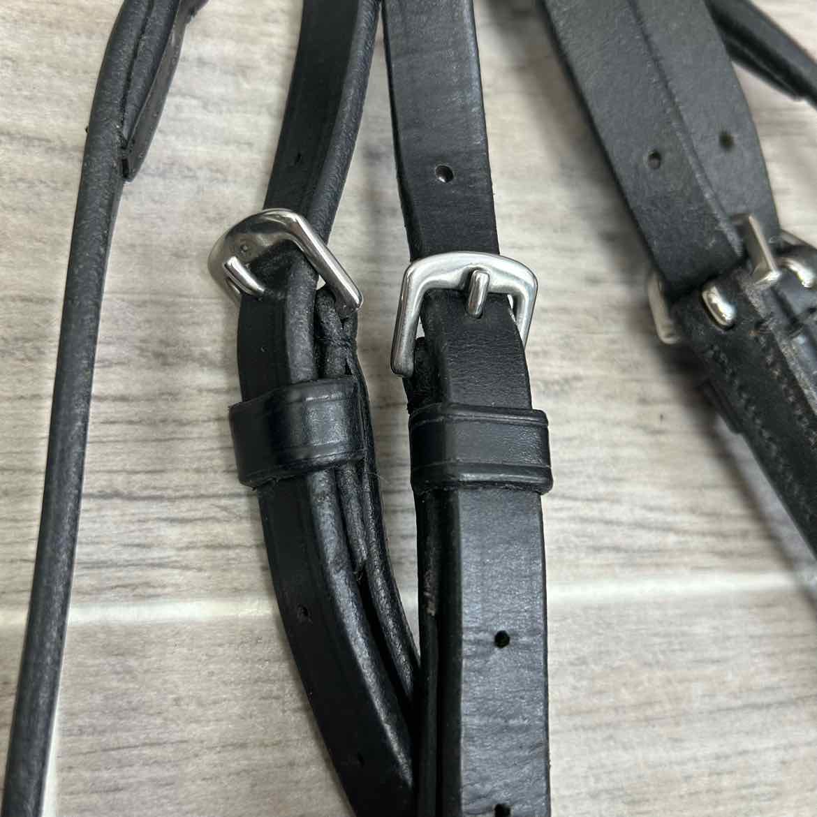 Ovation Berlin Anatomic Dressage Bridle (No Reins), Black, Oversize