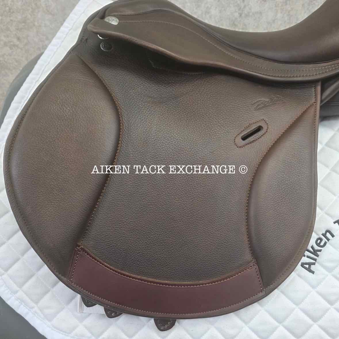 **SOLD** Zaldi Europa 2G All Purpose Saddle, 17" Seat, Medium Wide Tree, Wool Flocked Panels