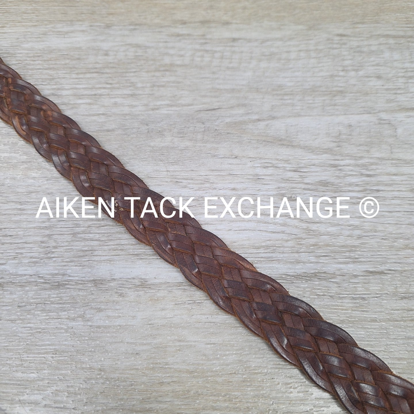 Braided Leather Belt, 34
