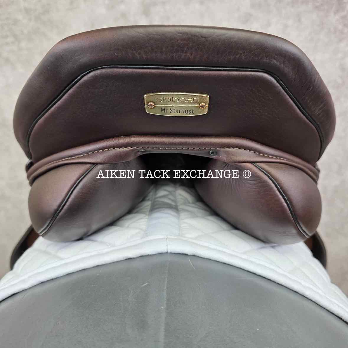 2021 Stubben Ascend Close Contact Jump Saddle, 18" Seat, 27cm Tree - Narrow, Wool Flocked Panels