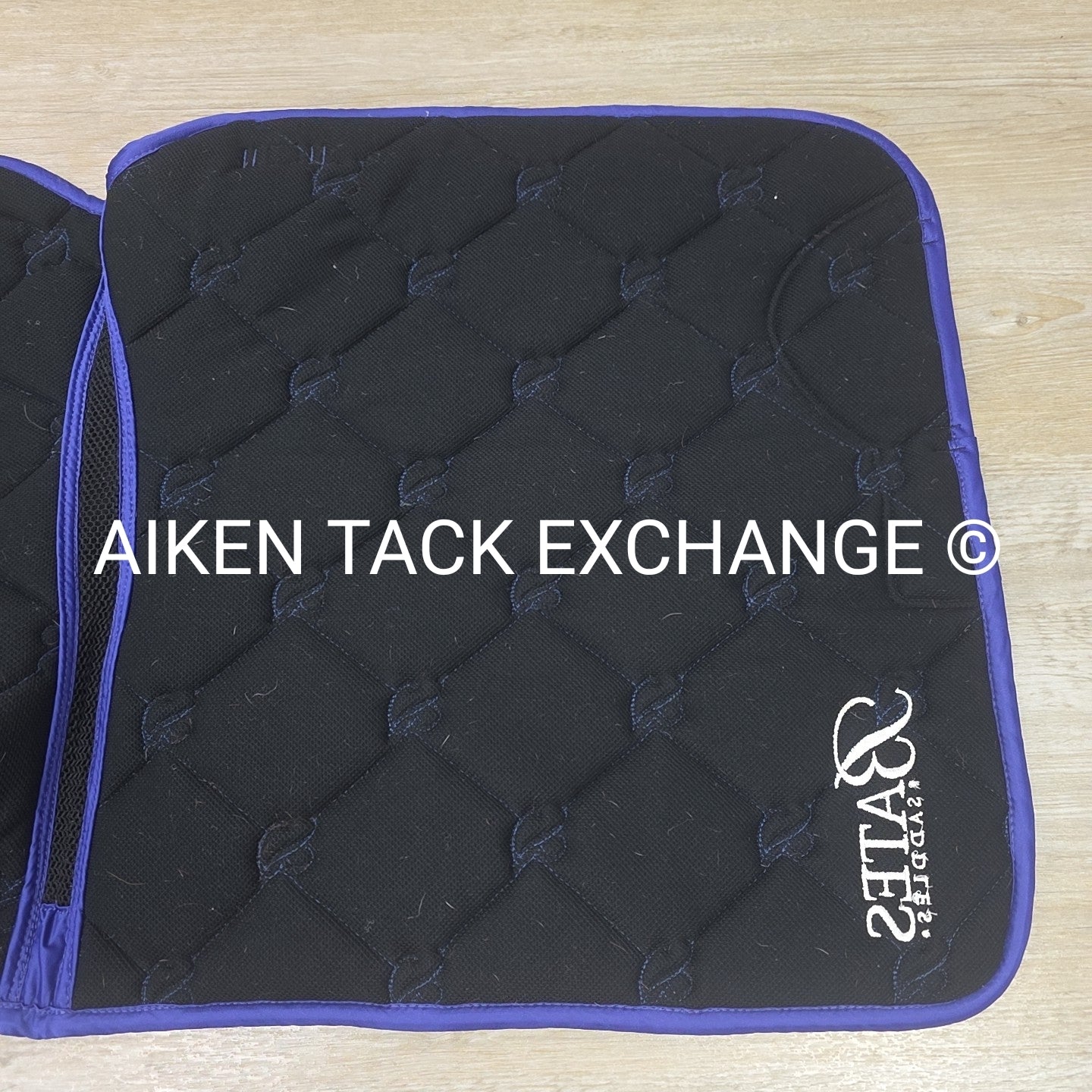 Bates Dressage Saddle Pad with Logo Embroidery - Size Full