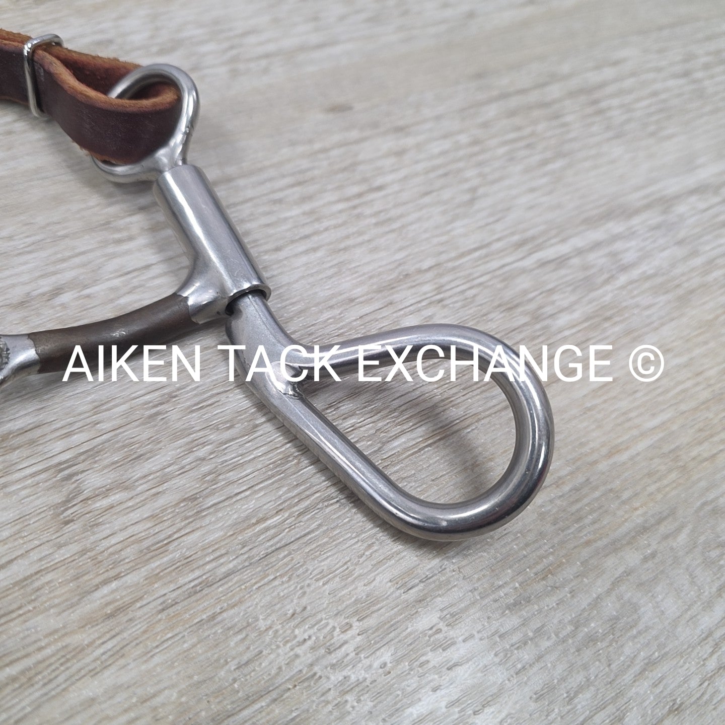 Bowman Bits Double Joint Tear Drop Curb Bit with Curb Strap 5.25"