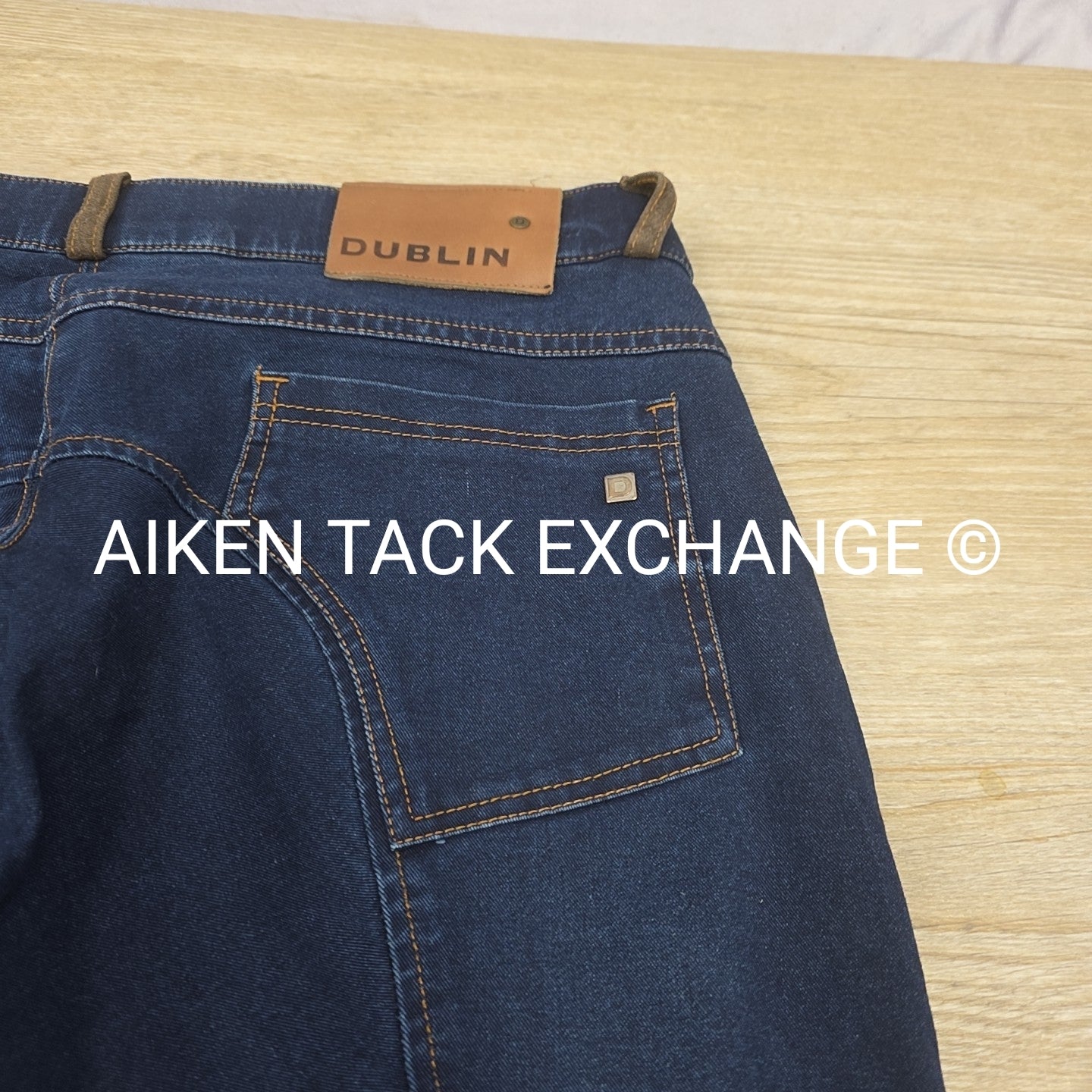 Dublin Shona Denim Knee Patch Breeches, Women's 30