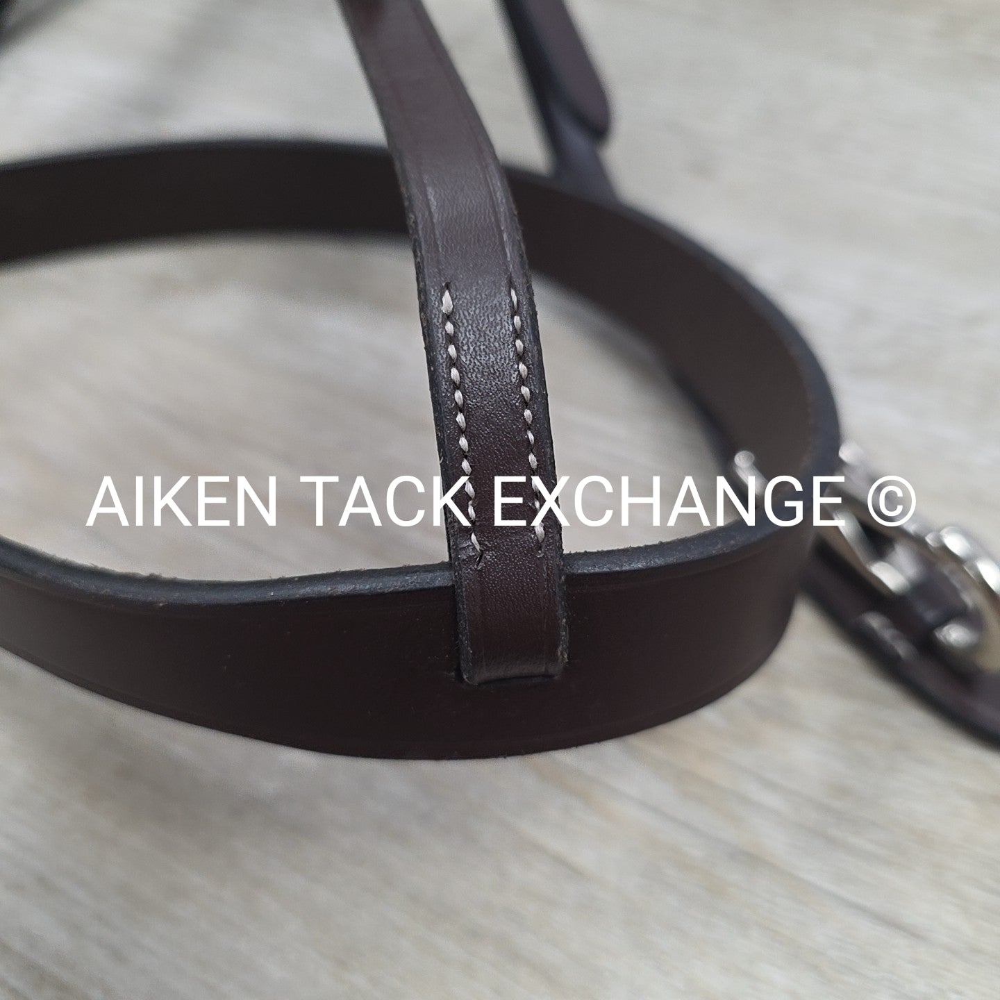 KL Select Black Oak Maple Training Bridle, No Reins & No Flash, Brown, Size Cob