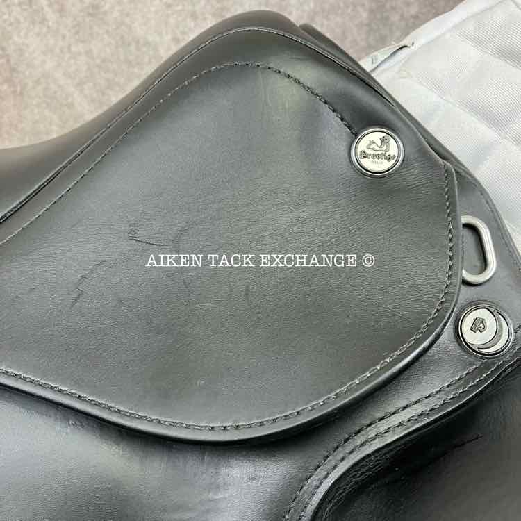 2022 Prestige X-D2 K Zero Dressage Saddle, 17" Seat, Medium Tree, Wool Flocked Pony Panels with Shoulder Relief
