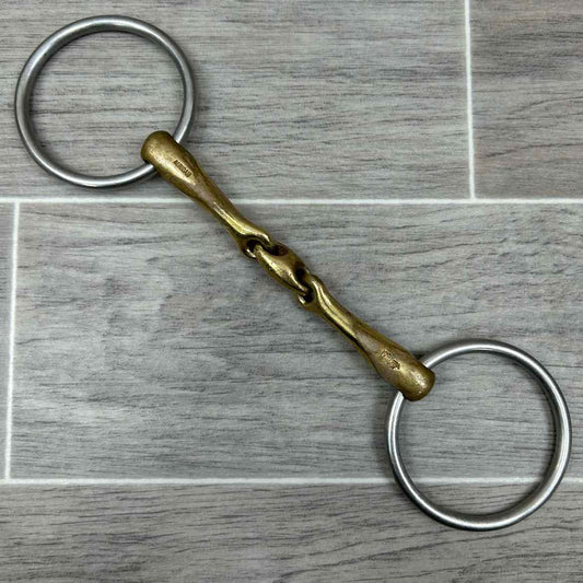 Herm Sprenger Aurigan KK Ultra Double Joint Loose Ring Bit 5.5"