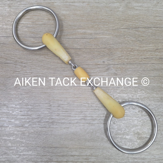 Happy Mouth Double Joint Loose Ring Bit (Has Chew Marks) 5.5"