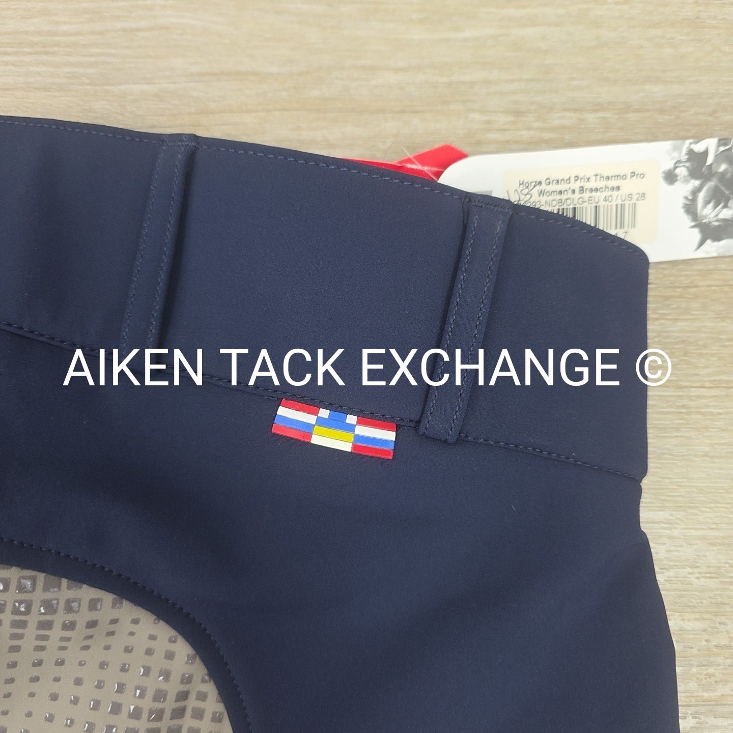 Horze Grand Prix Thermo Silicone Grip Full Seat Breeches, Women's 28