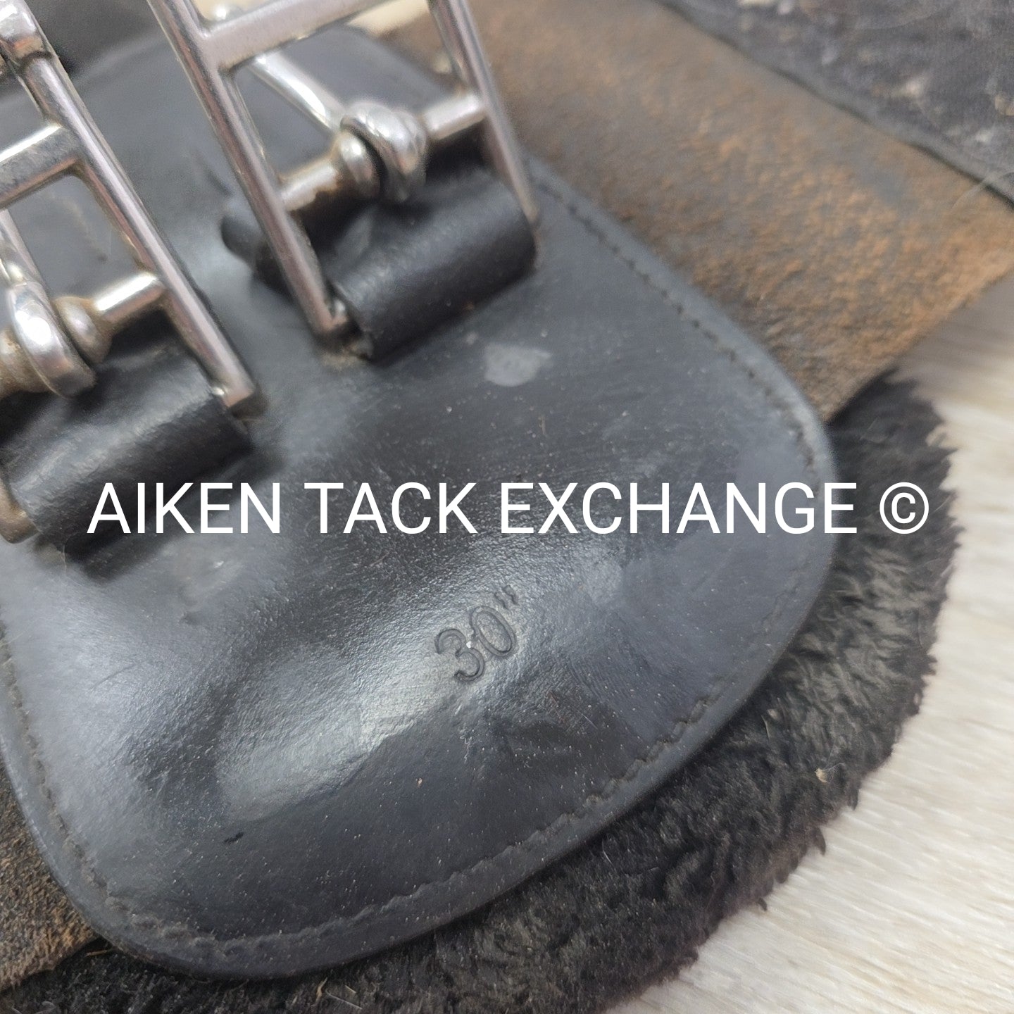 Correct Connect Pressure Relief Comfort Girth with Removable Fleece Pads, Black,