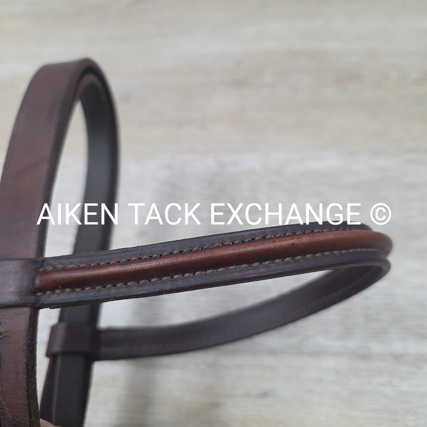 Stubben Bridle with Laced Reins, Brown, Size Full (has damage)
