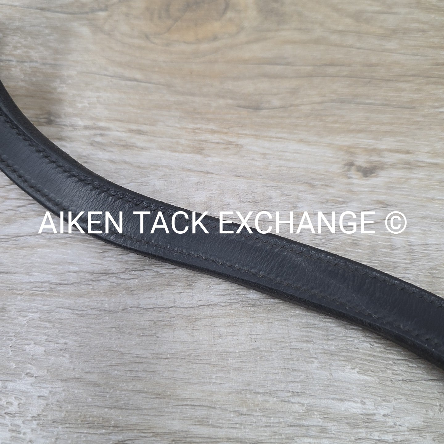 Passier Waved Big Stone Browband with Otto Schumacher Cover, Black & Clear, 17.5