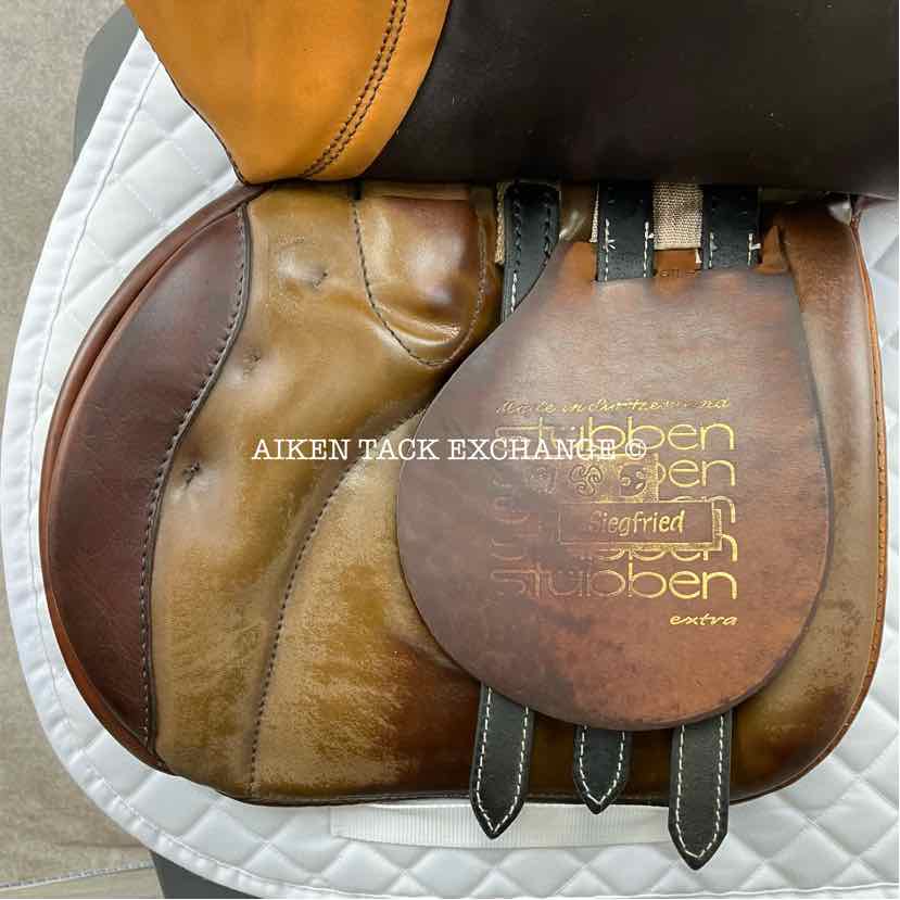 Stubben Siegfried Extra Saddle, 19" Seat, XW Tree, Wool Flocked Panels