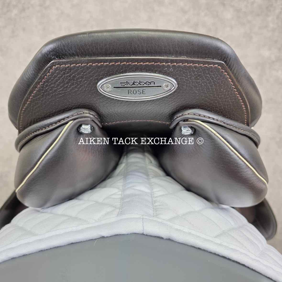 2020 Stubben Phoenix Elite Jump Saddle, 17.5" Seat with Biomex, 28cm Tree - Medium, Wool Flocked Panels