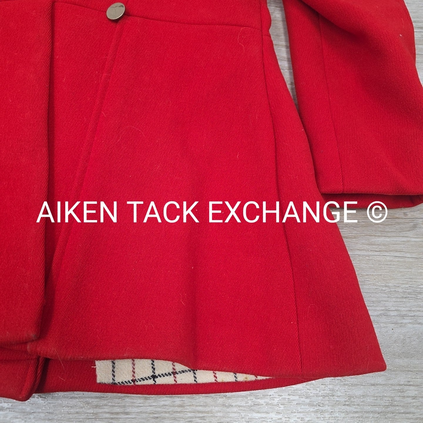 Bespoke Hebden Cord 4 Button Scarlet Hunt Coat, Ladies Small