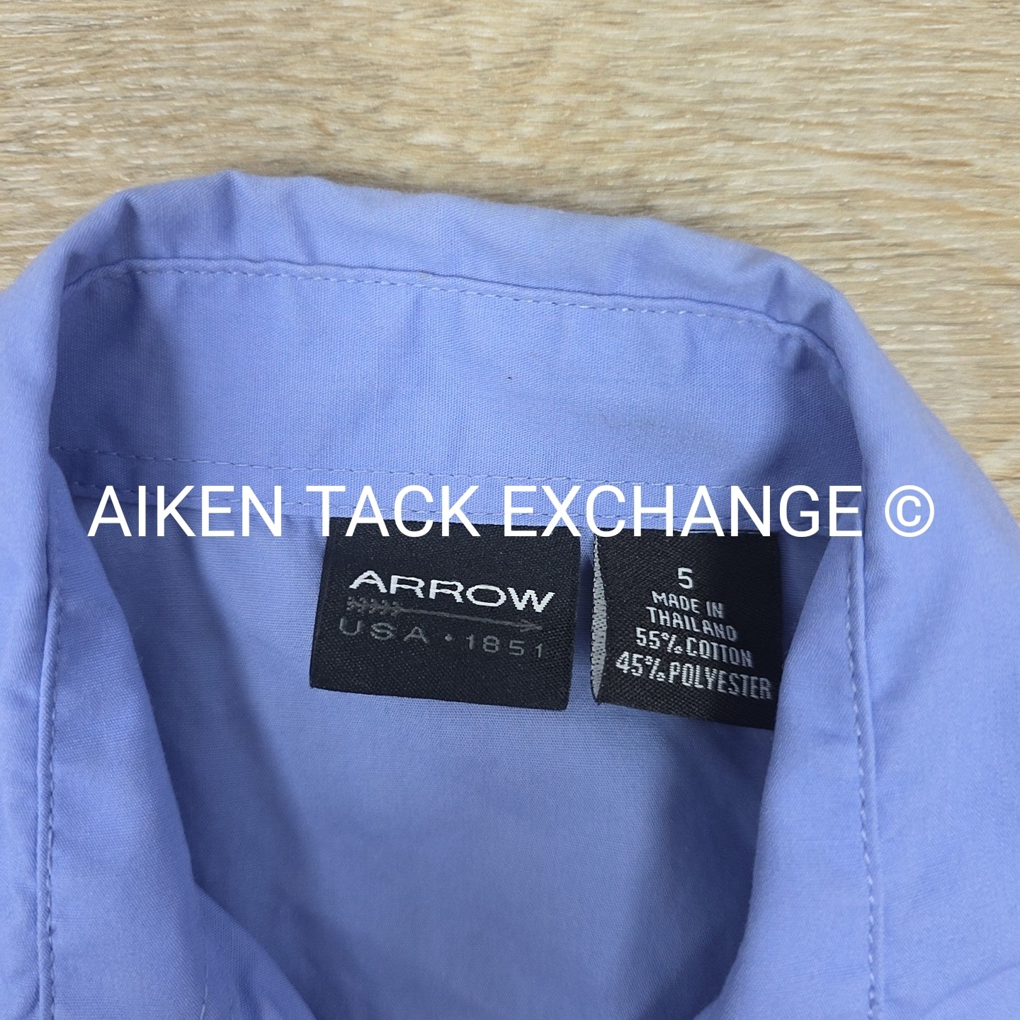 Arrow Long Sleeve Button Up Shirt, Size Small