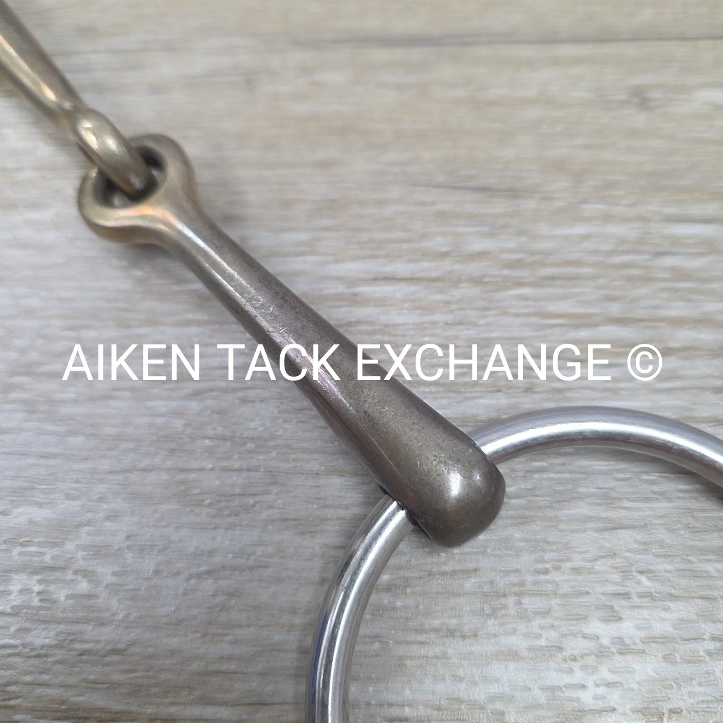 Korsteel German Silver Single Joint Loose Ring Bradoon Bit 5.5"
