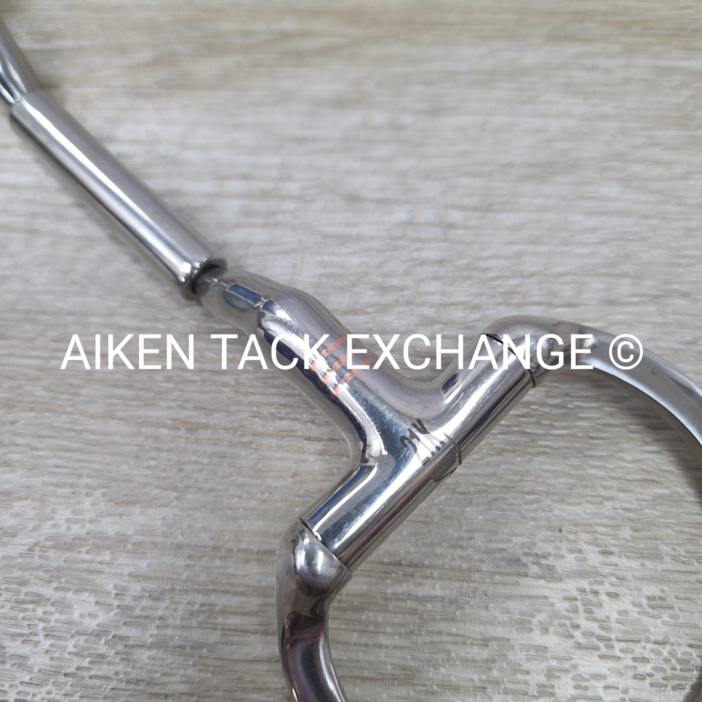 Myler Eggbutt without Hooks Forward Tilt Ported Barrel Bit MB 36 6"