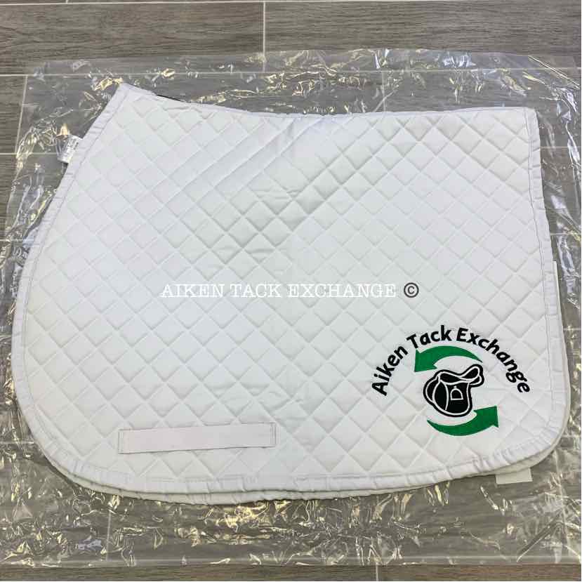 TuffRider All Purpose Saddle Pad with ATE Logo, White
