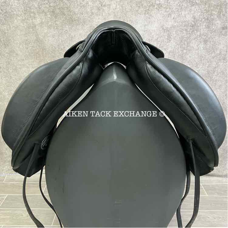 2021 Custom Saddlery Icon Coda W Monoflap Dressage Saddle, 17.5" Seat, Adjustable Tree, Wool Flocked Panels