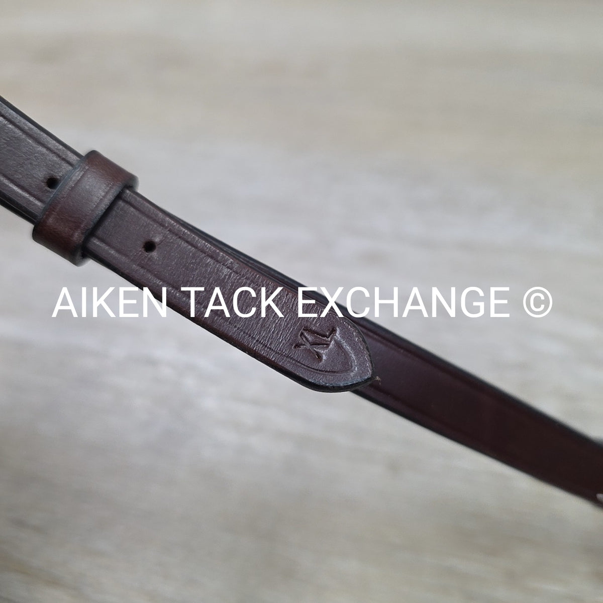KL Select Hampton Fancy Stitched Bridle with Matching Laced Reins, Brown, Oversi