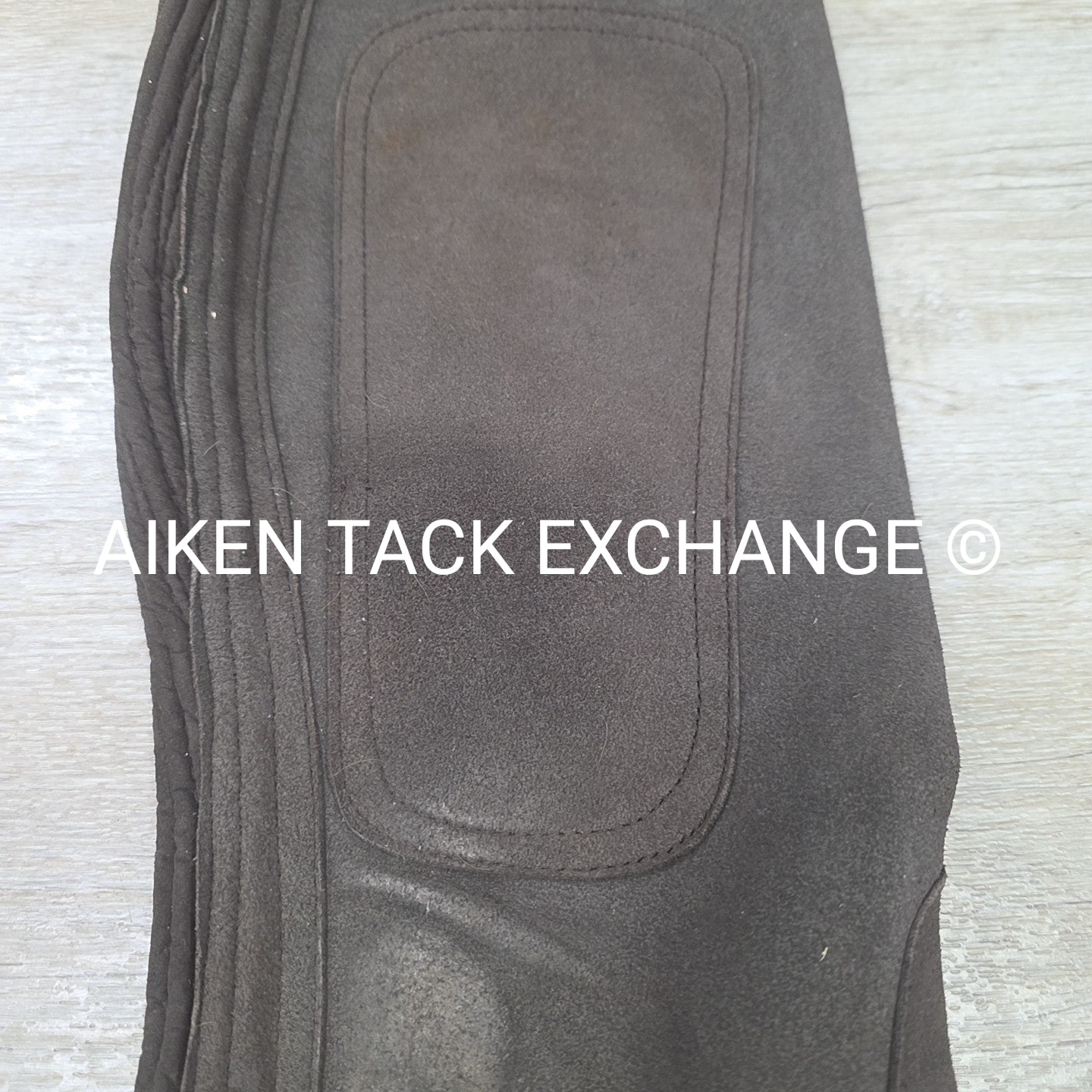 Shires Suede Half Chaps, Brown, Size X-Large