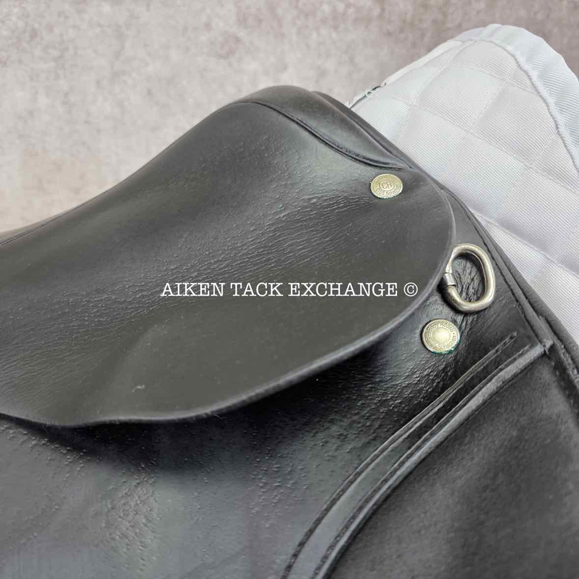 **SOLD** Roosli Pilatus Dressage Saddle, 17" Seat, Extra Short Flap, Medium Narrow Tree, Wool Flocked Panels