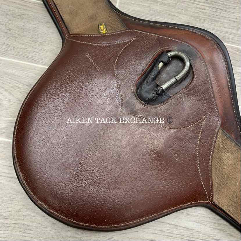 Devoucoux Short Belly Guard Stud Girth, Brown, 28"