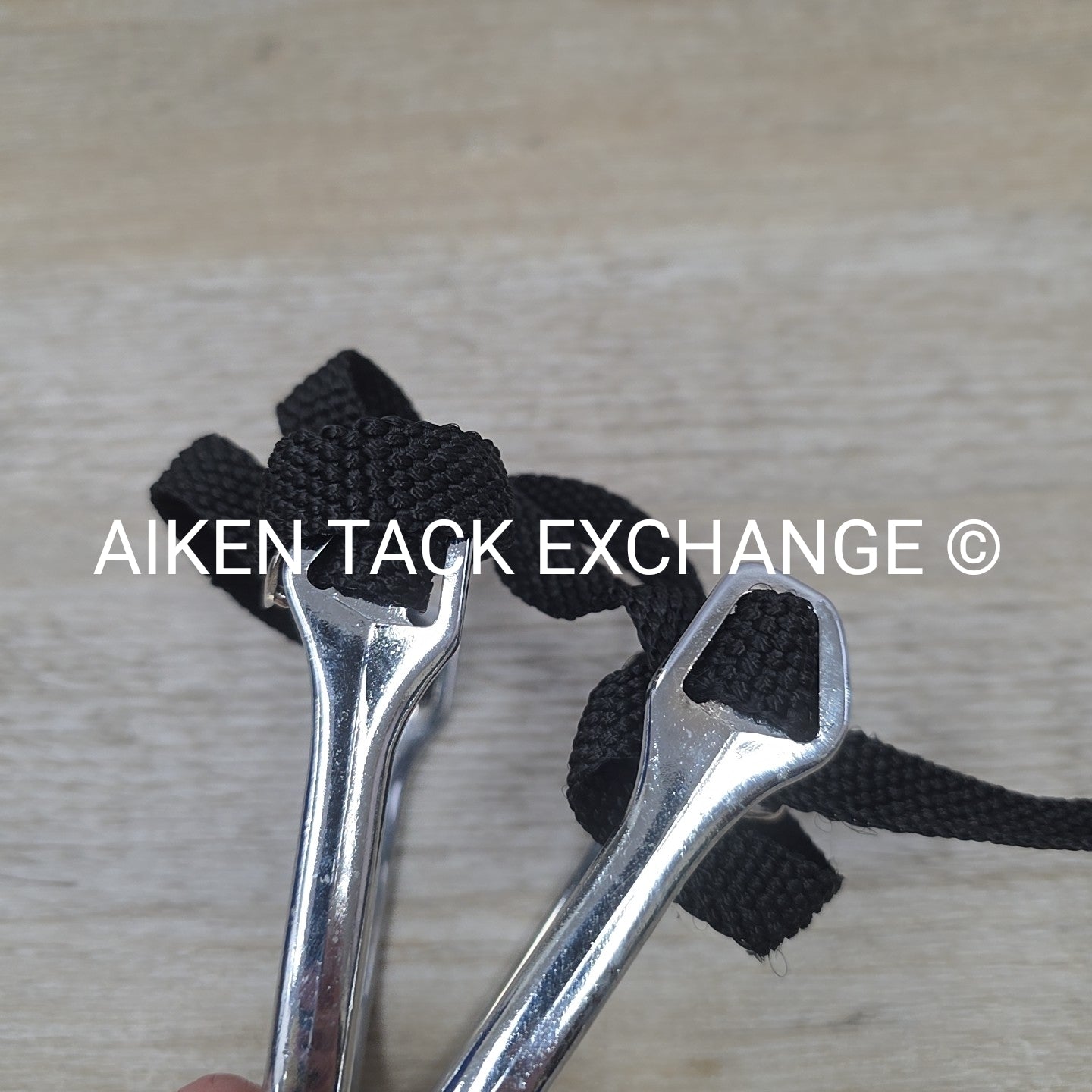 Plated Spurs with Nylon Braided Spur Straps