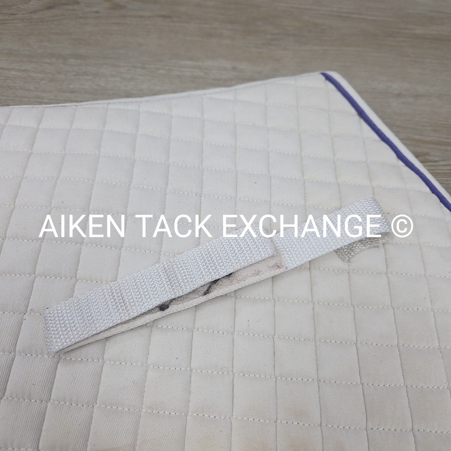 PRI All Purpose Saddle Pad w/ Purple Trim