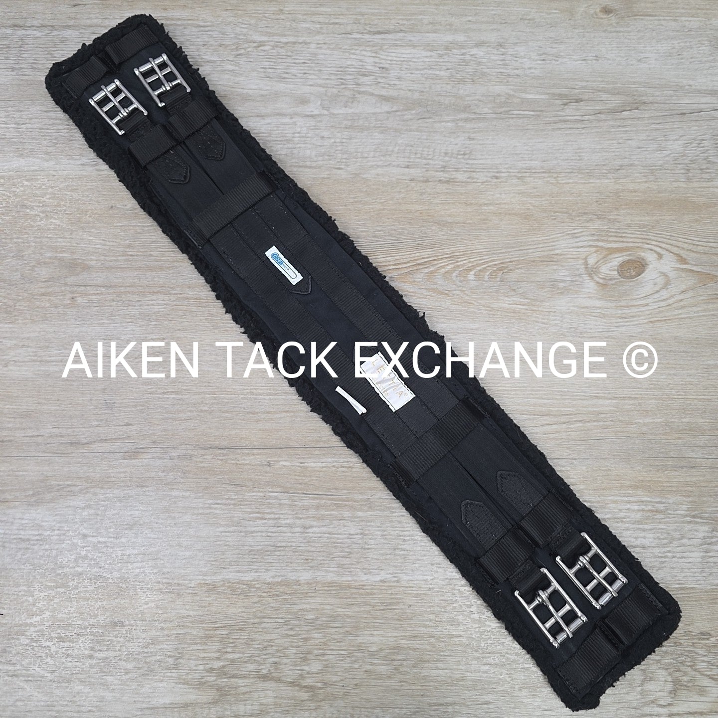 Lettia CoolMax Dressage Girth, Black, 26"