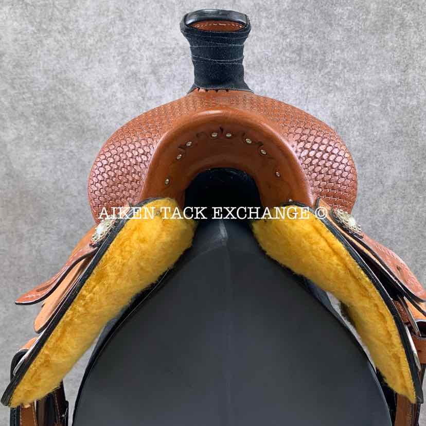 **SOLD** Shiloh Tack Roper Style Western Saddle, 16" Seat, Wide Tree - Full QH Bars