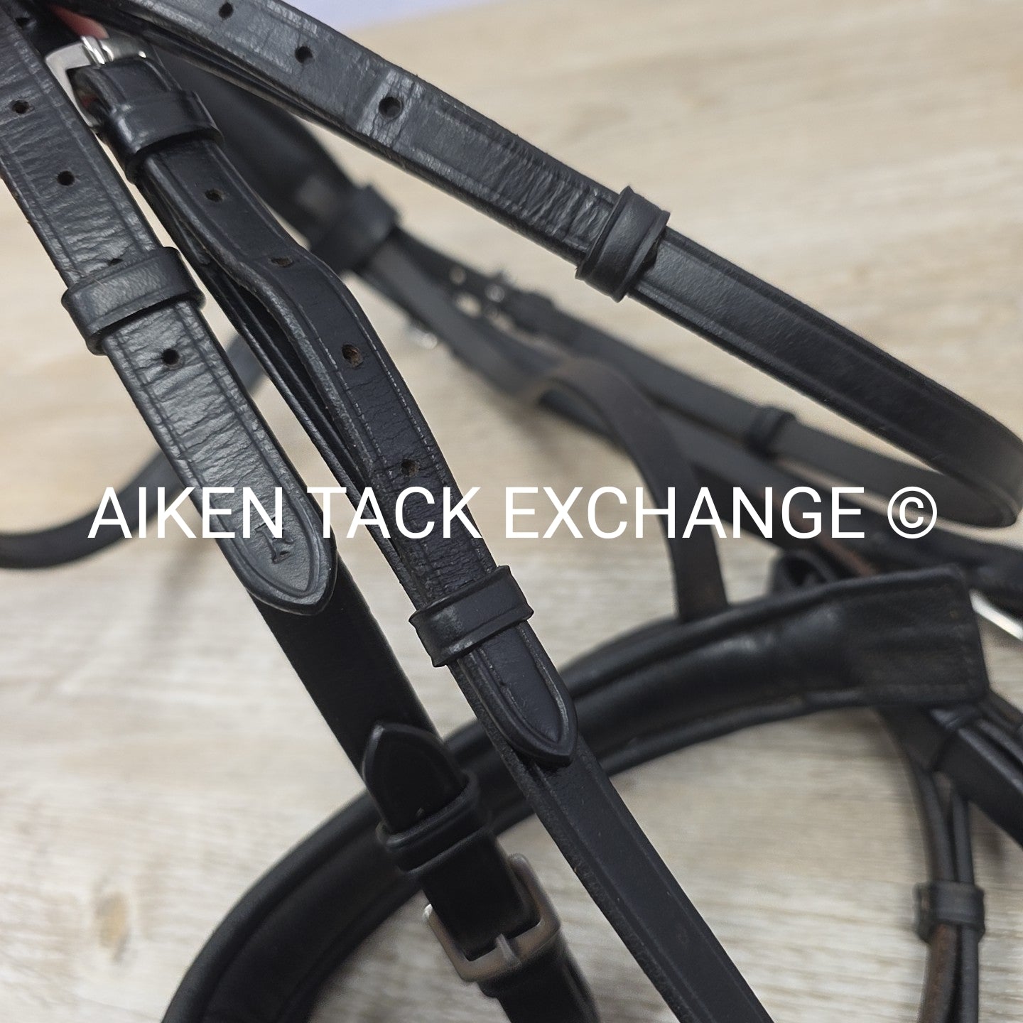 KL Select Dressage Bridle, No Reins, Black, Size Full