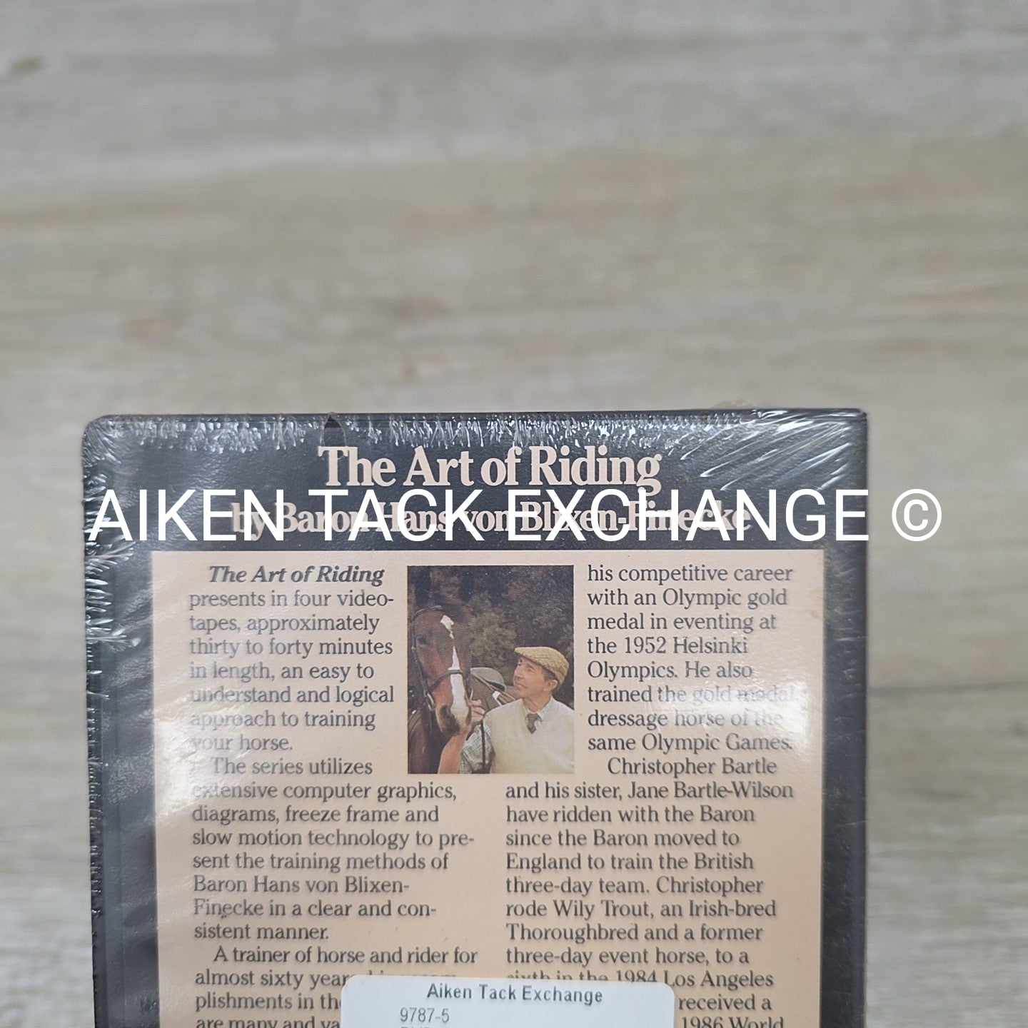 The Art of Riding: Tape 3, Work In Collection by Caron Hans von Blixen-Finecke