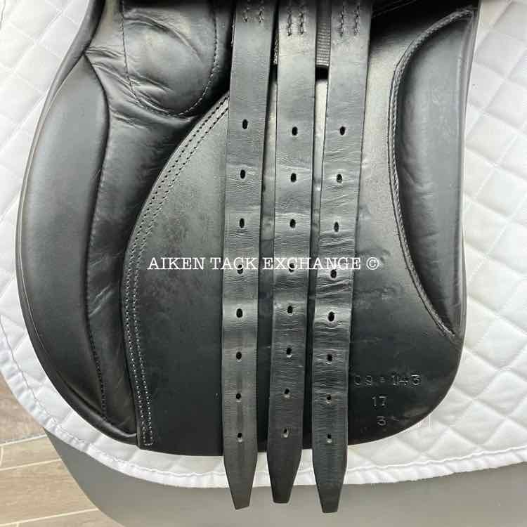Jeffries Falcon Event All Purpose Saddle, 16.5" Seat, Wide Tree, Wool Flocked Panels